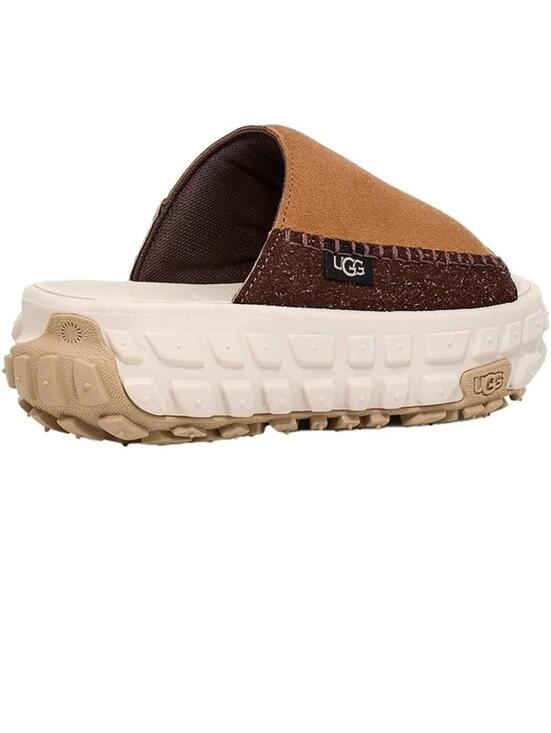 NEW UGG Venture Daze Unisex Platform Sneaker Slide Men\'s 7/W 8 /Chestnut 1152680